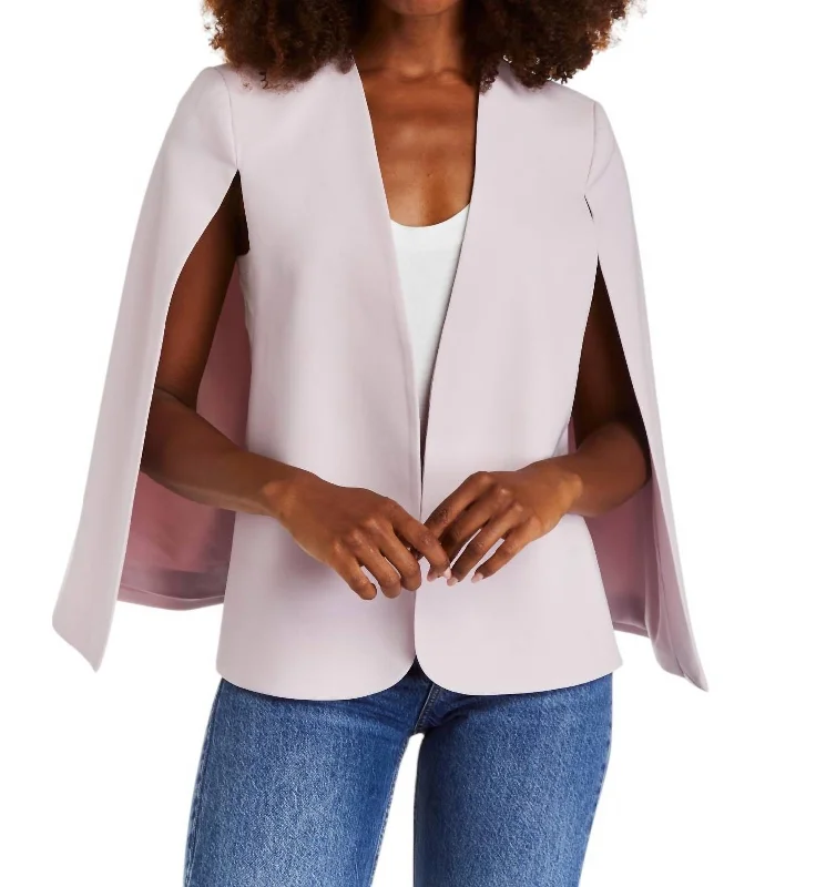 Aria Cape Jacket In Wysteria