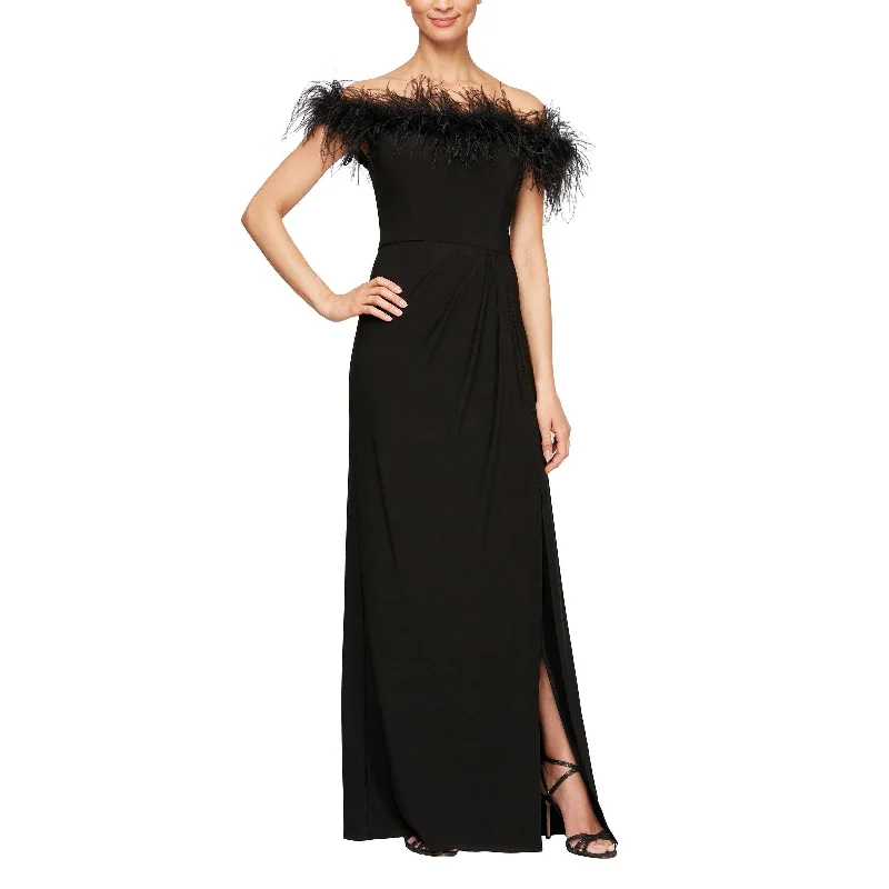 Alex Evenings AE81351465 Long Off Shoulder Formal Dress