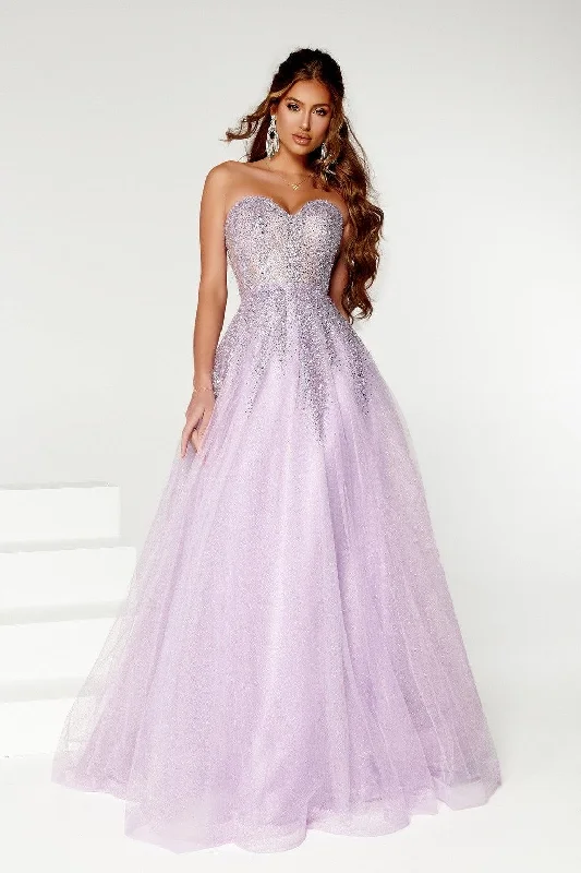 Portia and Scarlett PS23958 Long Strapless Prom Ball Gown