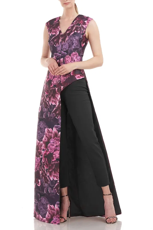 Kay Unger 5548767 Long Sleeveless Formal Jumpsuit