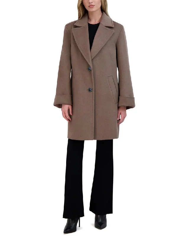 Tahari Double Face Wool-Blend Coat