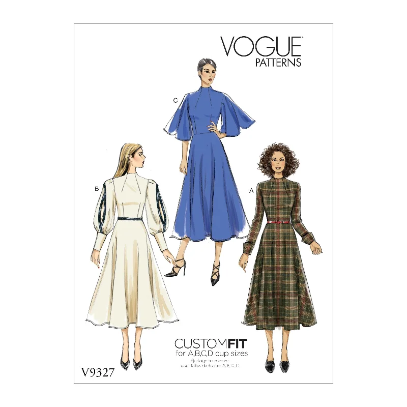 Vogue Pattern 9327 Misses' Dress Pattern | Custom Fit