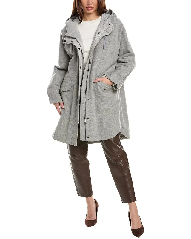 Brunello Cucinelli Wool & Cashmere-Blend Coat