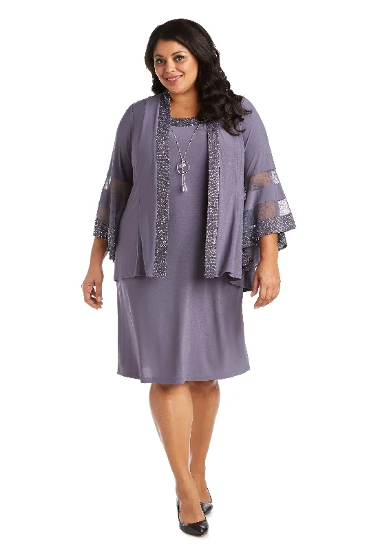 R&M Richards 7005W Plus Size Two Piece Set Jacket Dress Sale