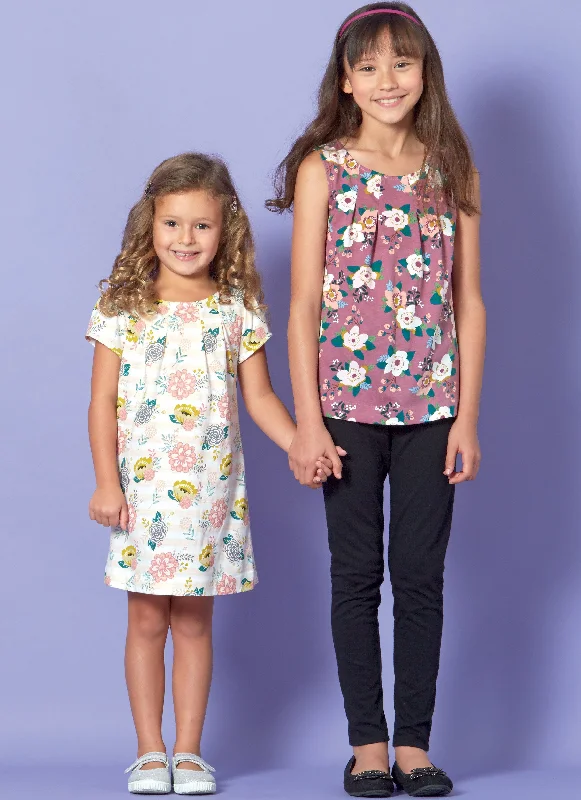 M7709 Tops, Dresses and Leggings Pattern