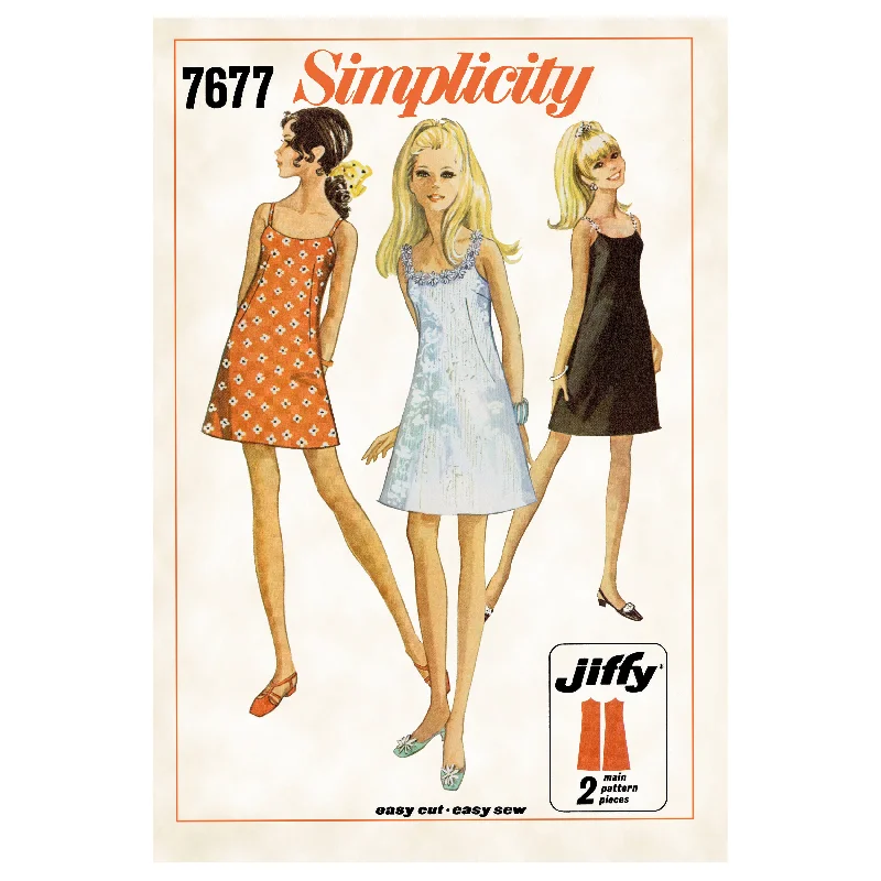 Simplicity Sewing Pattern 9594 Misses' Vintage Jiffy Dress