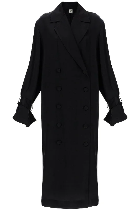 Toteme Women's  Satin Viscose Trench Dress