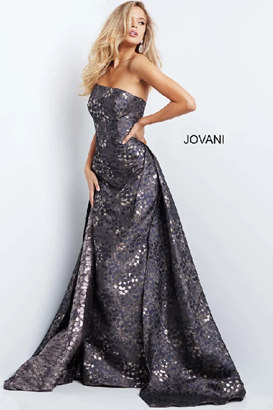 Jovani 06255 Strapless Long Evening Dress