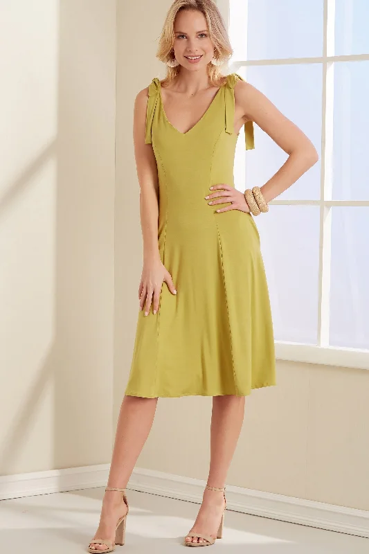 New Look Sewing Pattern 6669 Misses' Dress, designed for stretch knits