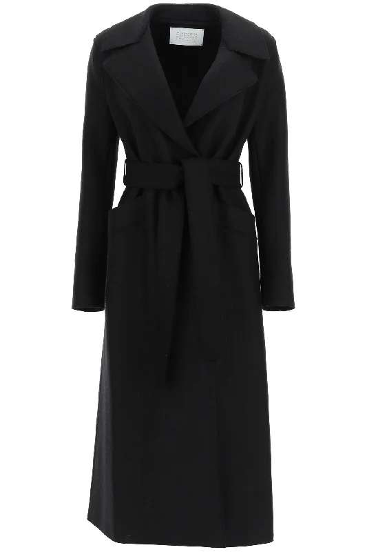 Harris Wharf London Women's Long Coat In Pressed Wool