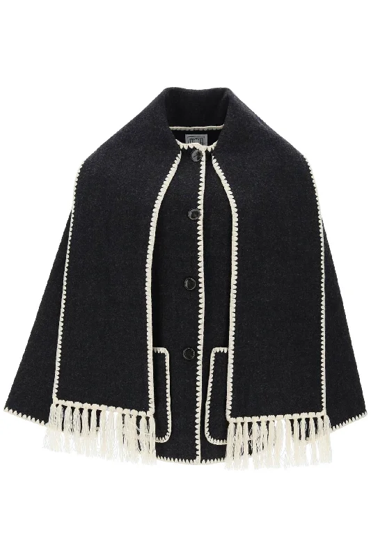 Toteme Women's Embroide Scarf Jacket