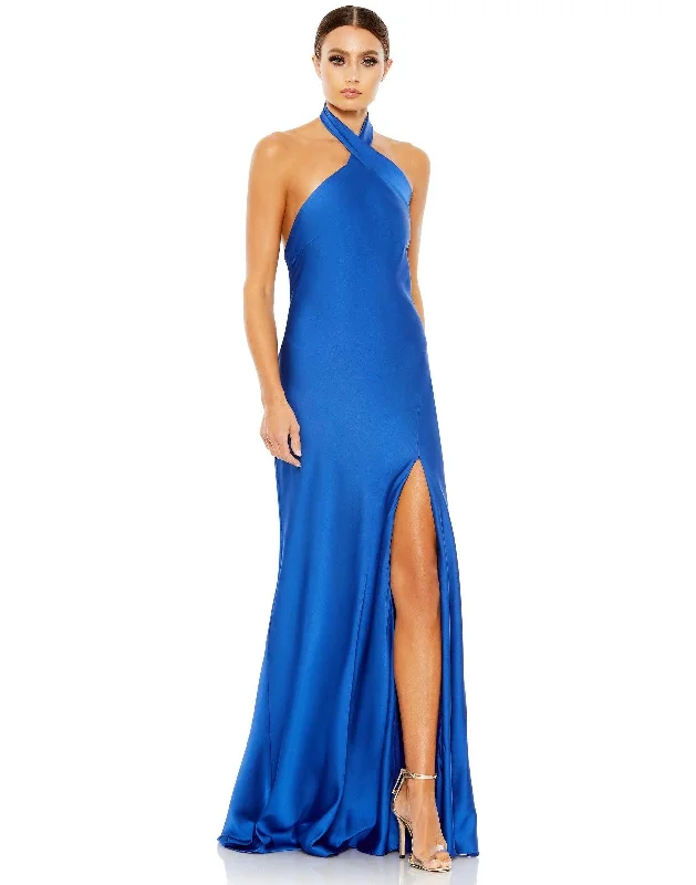 Mac Duggal 26925 Long Halter Formal Sexy Prom Dress