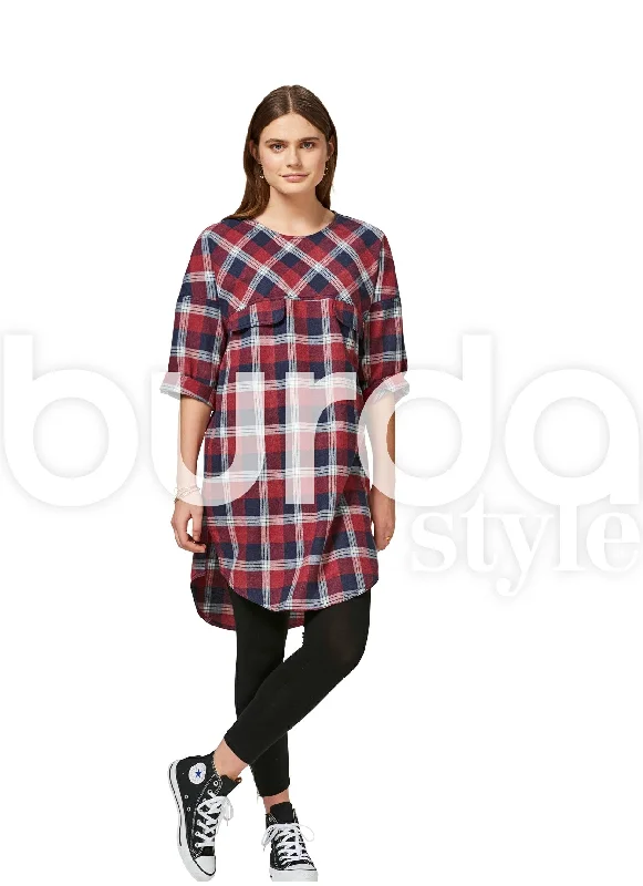 BD6475 Women’s Hooded Dress | Burda Style Pattern