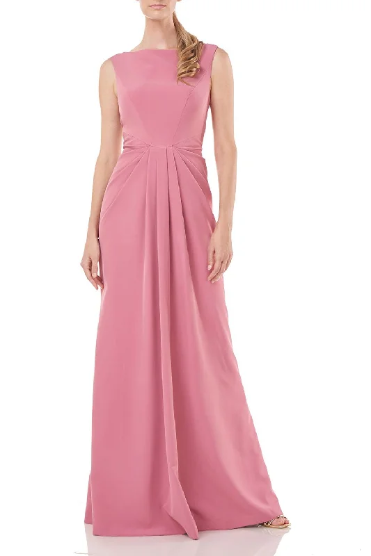 Kay Unger 5517445 Long Sleeveless Pleated Formal Dress