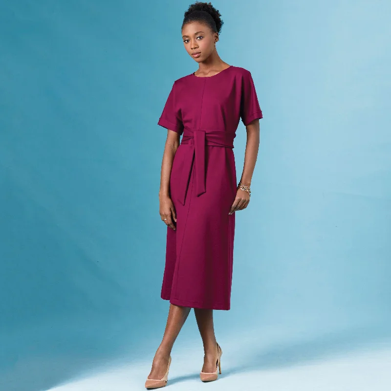 Simplicity Sewing Pattern 8981 Misses' Front Tie Dresses